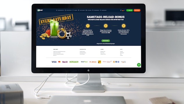 20bet Bonuscode Reload Bonus