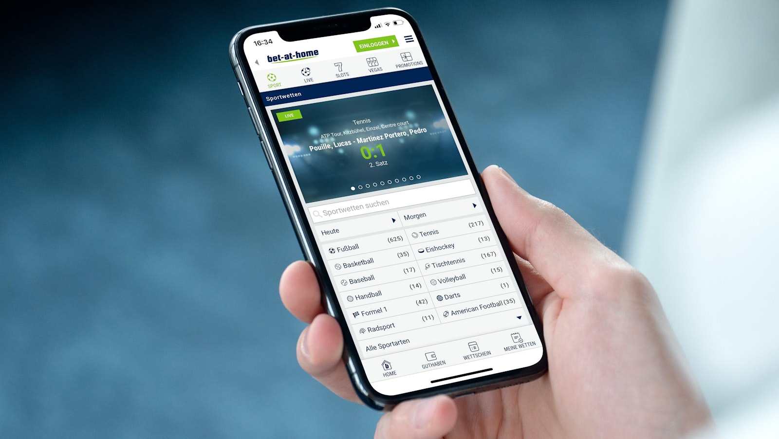 Bet-at-home Sportwetten App