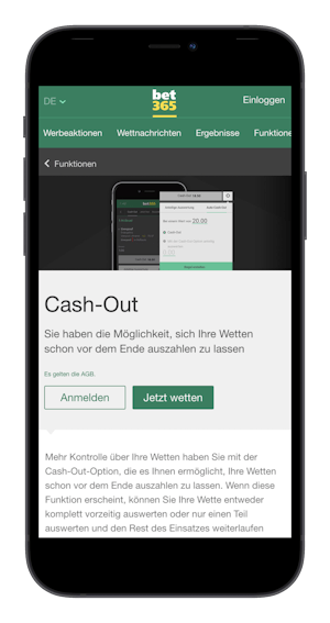 Bet365 Cashout Mobil