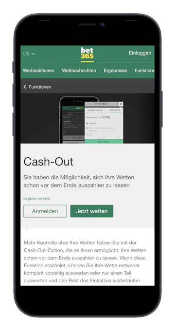 Bet365 Cashout Mobil