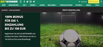 Betwinner Wettbonus Österreich