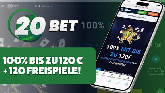 20bet Casino Bonus