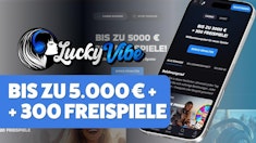 LuckyVibe Casino Willkommensbonus – bis zu 5.000 € + 300 Freispiele