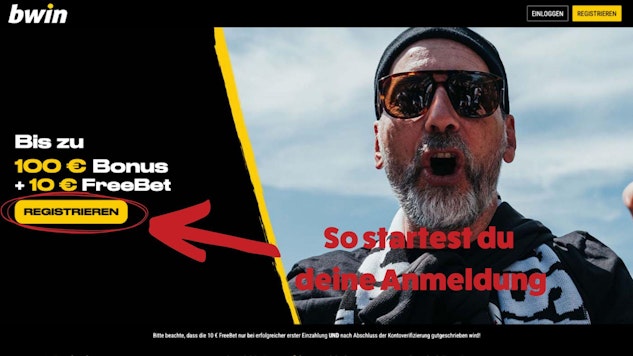 Bwin So startest du deine Anmeldung