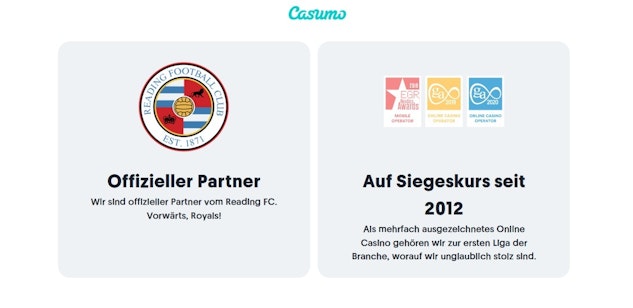 Casumo Auszeichnungen