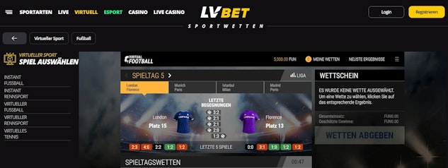 LV BET Virtual Sports