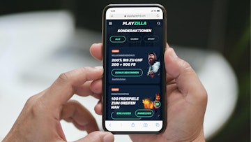 Playzilla Promotions auf dem Smartphone