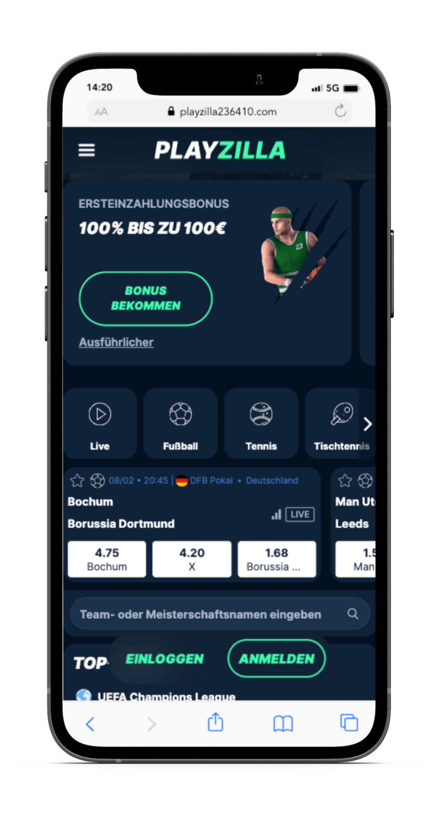 Playzilla Sportwetten