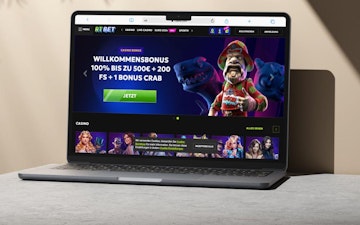 R Tbets Startseite auf dem Laptop