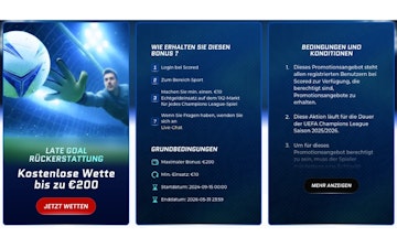 Scored late Goal Rueckerstattung