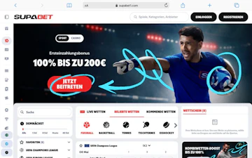 Supabet Wettbonus und Wettangebot
