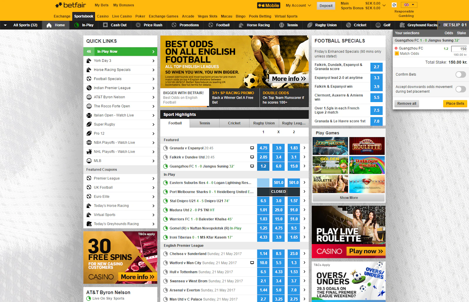 Betfair Sportsbook