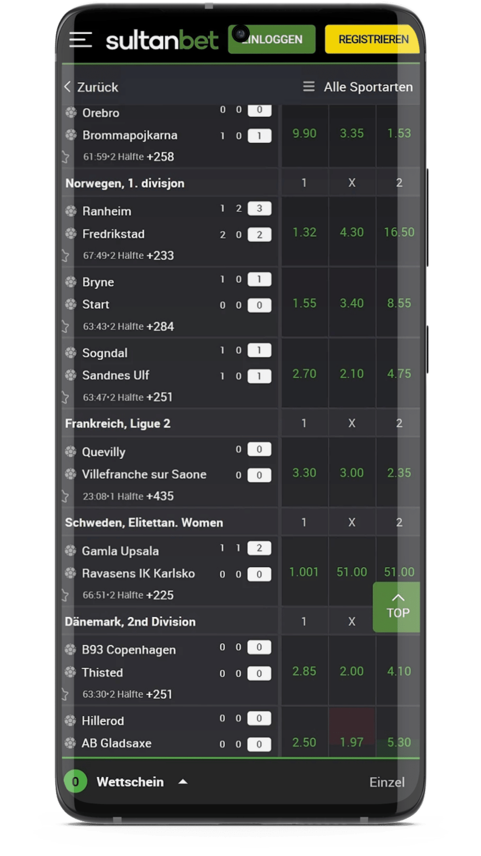 Sultanbet App Sportwetten