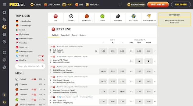 FEZbet Sportwetten