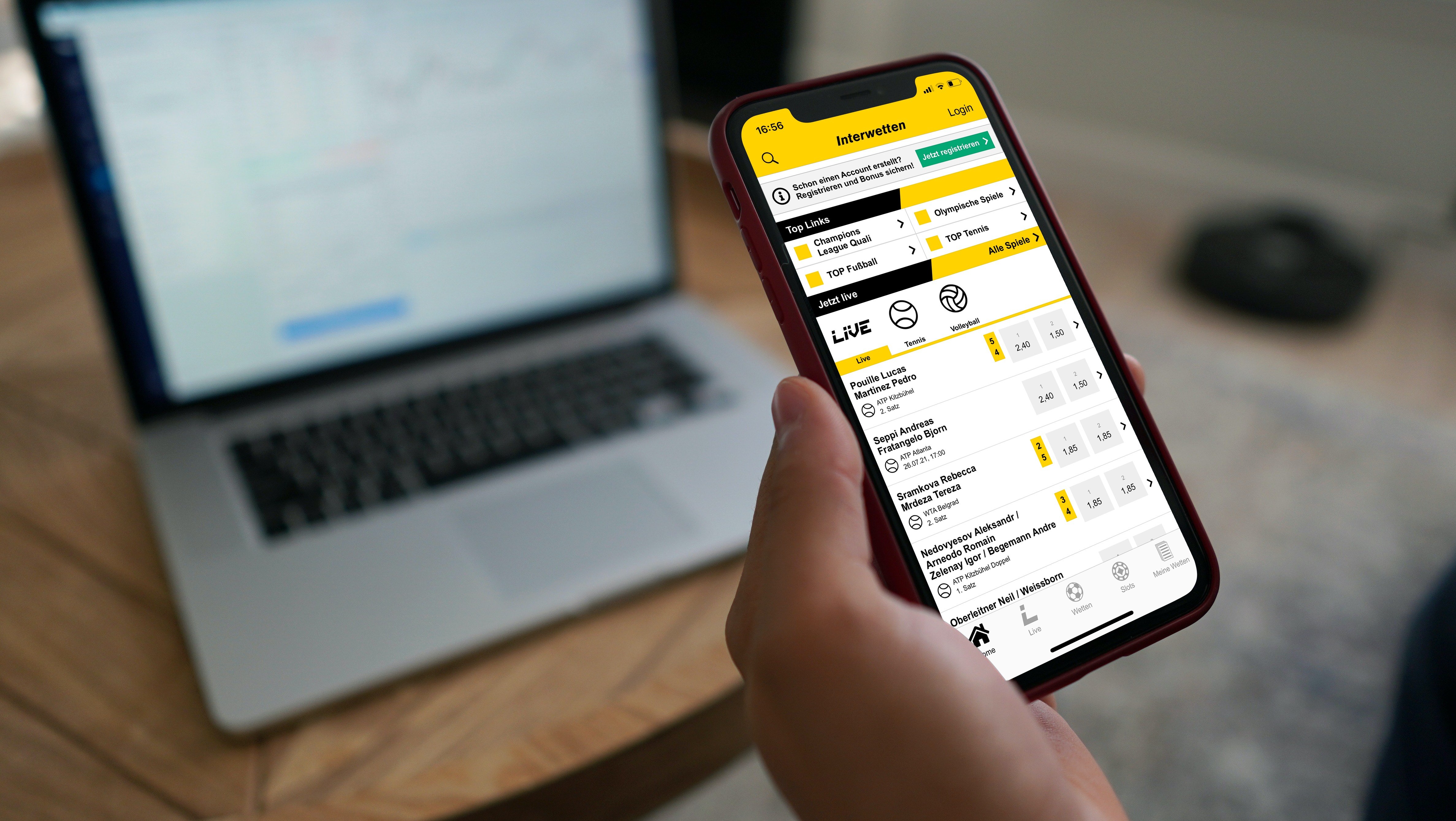 Interwetten Sportwetten App