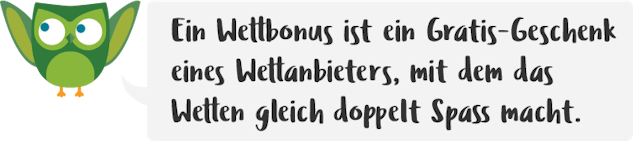 Wettbonus Gratis Geschenk