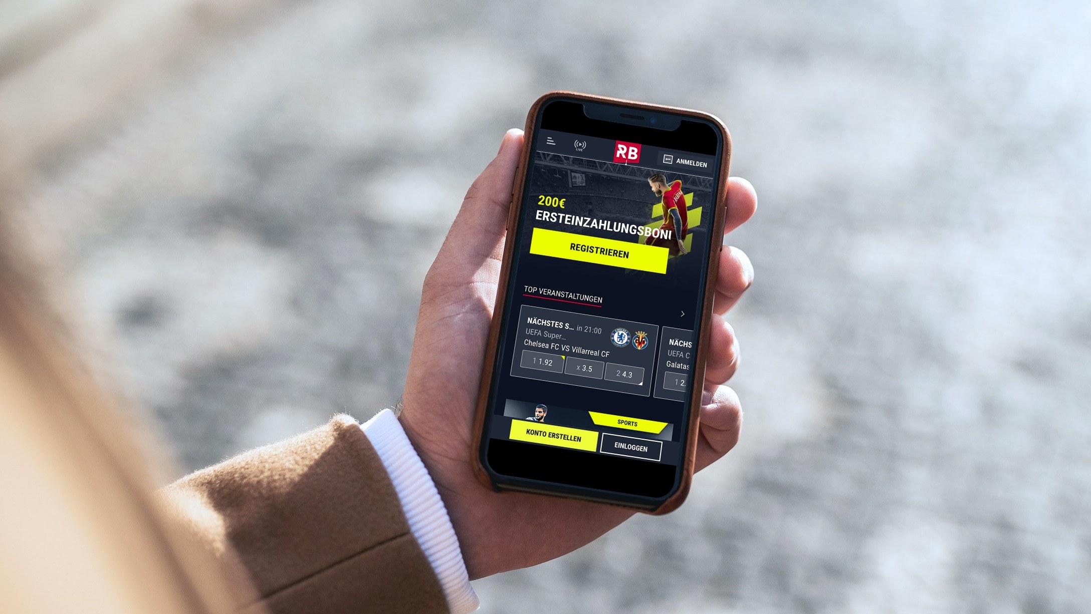 Rabona Sportwetten App