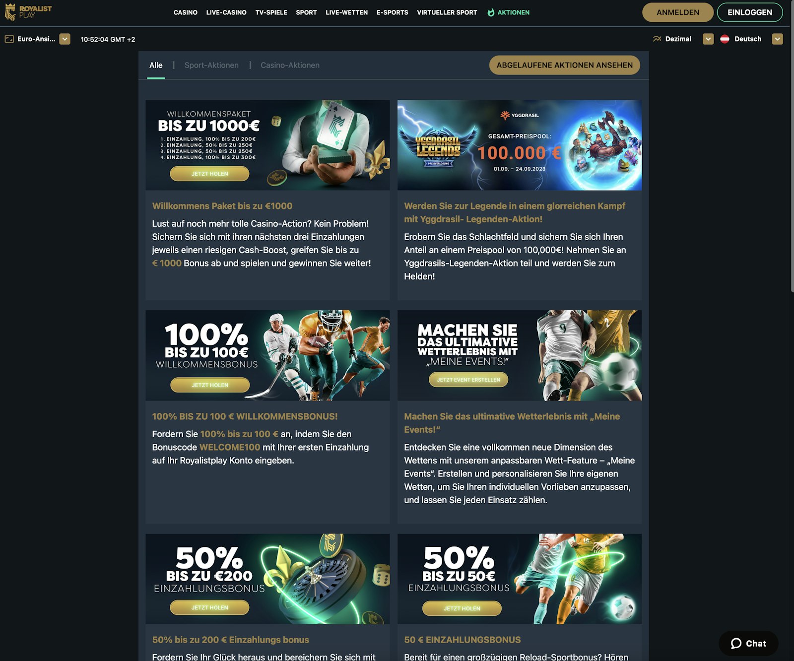 Royalist Play Promotionen