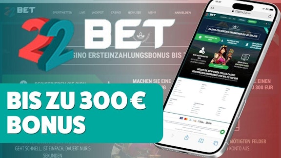 22bet Casino Bonus