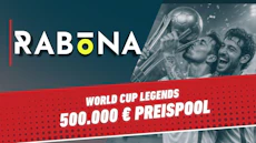Rabona World Cup Legends 150 000 EUR pro Woche 350 000 EUR Finale