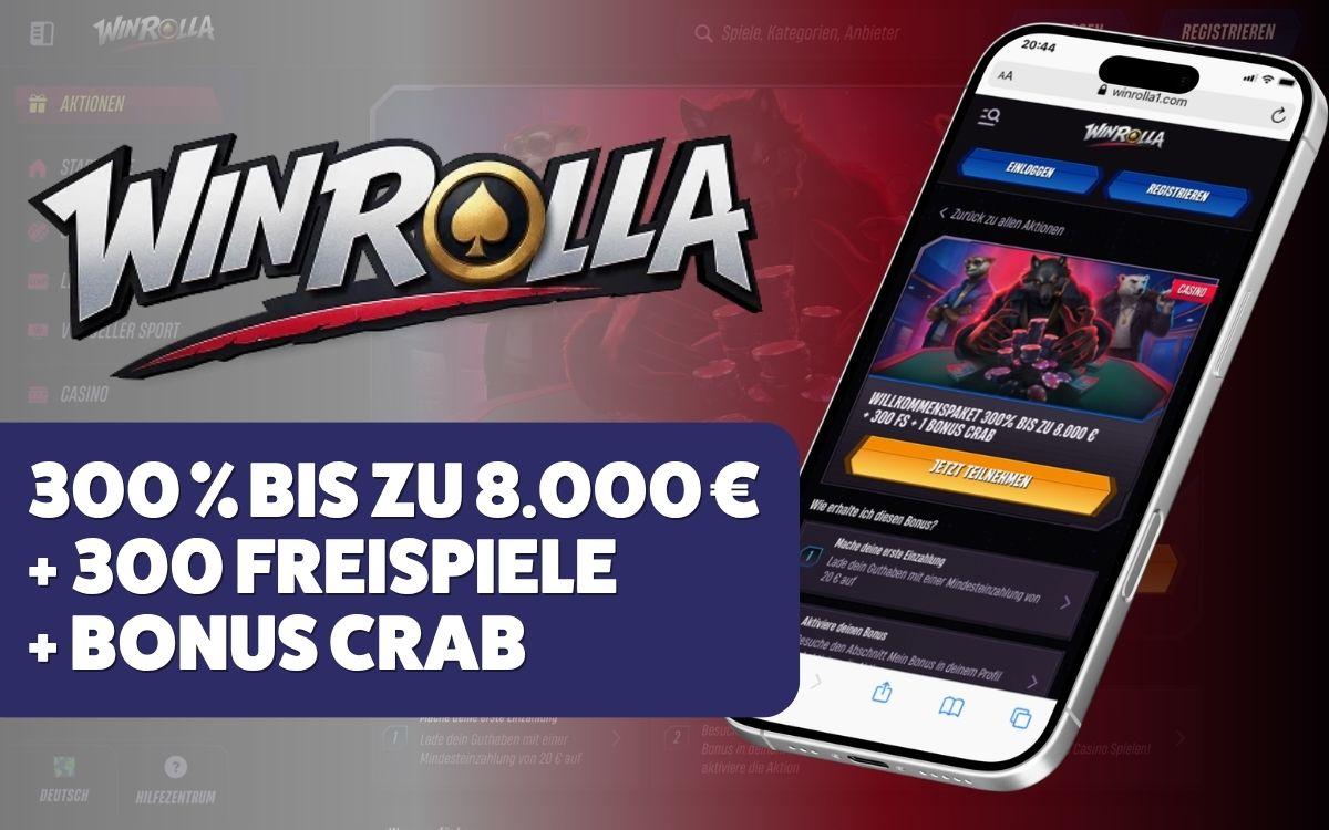 Winrolla Casino Bonus