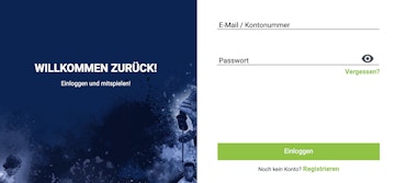 Bet at home login maske